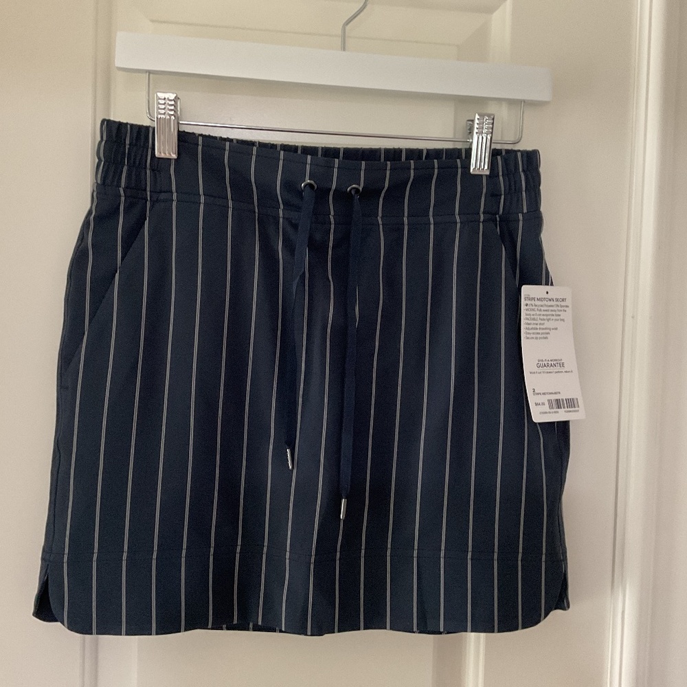 Athleta Stripe Midtown Skort